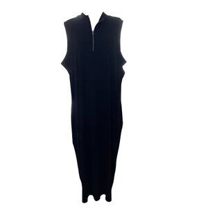 Lane Bryant Black Ribbed Dress Size 22/24